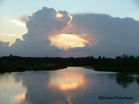 Spiritual sunset at Green Cay
